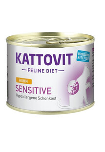 KATTOVIT Feline Diet Sensitive z kurczakiem 185 g mokra karma dla kotów