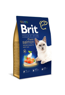 BRIT Cat Premium by Nature Adult salmon karma 1,5 kg