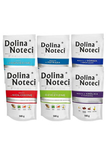 DOLINA NOTECI Premium Mix smaków dla psa bez drobiu 30x500g