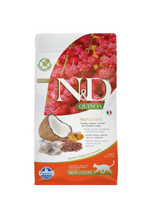 N&D Cat Quinoa Adult skin & coat herring, coconut 1,5 kg