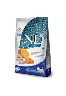 N&D Ocean Adult mini codfish, pumpkin and orange 800 g