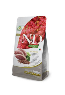 N&D Quinoa Cat Duck, Brocolli & Asparagus Neutered Adult 5 kg