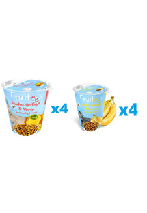 BOSCH Fruitees Drób i mango + Banan trenerki dla psa 8 x 200 g