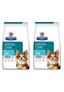 HILL'S Prescription Diet Dental Care t/d Mini 6 kg (2 x 3 kg) - karma weterynaryjna dla małych psów