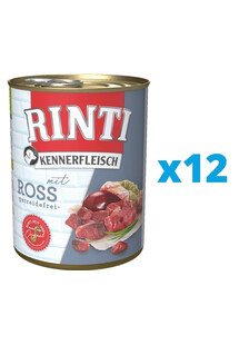 RINTI Kennerfleisch Horse konina 12 x 800 g