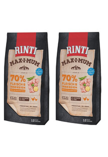 RINTI MAX-I-MUM Chicken z kurczakiem 2 x 12 kg