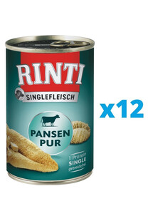 RINTI Singlefleisch Rumen Pure 12 x 400 g monoproteinowa żwacze