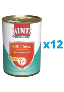 RINTI Canine Niere/Renal Chicken kurczak 12 x 800 g