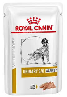 ROYAL CANIN Urinary S/O Ageing +7, 48x85g - Mokra karma dla psów powyżej 7 roku życia,