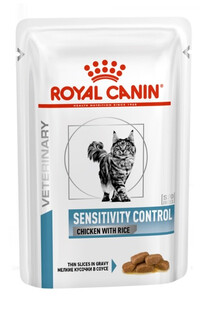 ROYAL CANIN Cat Sensitivity kurczak i ryż 85 g x 48 szt. karma mokra dla dorosłych kotów wykazujących niepożądane reakcje na pokarm