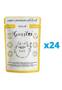 Gussto Fresh Calf- karma mokra dla kota cielęcina 24x85 g