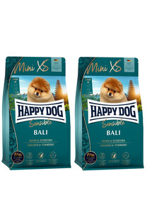 HAPPY DOG MiniXS Bali 2,6 (2 x 1,3 kg) dla psów małych i miniaturowych