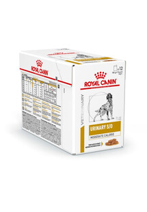 ROYAL CANIN Dog Urinary S/O Moderate Calories saszetka 24 x 100 g mokra karma o obniżonej kaloryczności dla dorosłych psów ze schorzeniami dolnych dróg moczowych