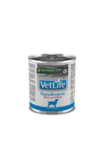 VetLife Hypoallergenic Duck & Potato karma dietetyczna dla psów 300 g