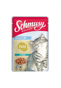 SCHMUSY RAGOUT Indyk w sosie 100 g mokra karma dla kociąt