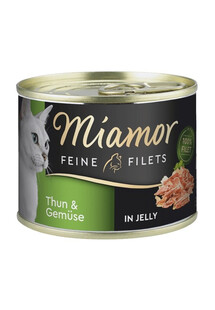 Feline Filets Tuńczyk z warzywami w galaretce 185 g