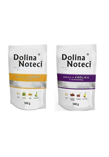 DOLINA NOTECI Premium Bogata w kaczkę + królika zestaw próbny 500 g