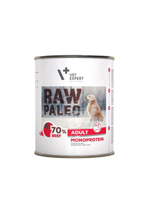 RAW PALEO Adult beef 800 g mokra karma wołowina