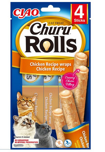 Churu Rolls Chicken 4x10g wrapy z kurczakiem dla kota