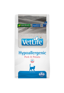 FARMINA VetLife Hypoallergenic Adult Pork 400g - sucha karma dietetyczna dla kotów