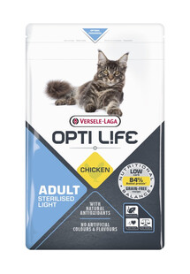 Opti Life Cat Sterlised/Light Chicken 2.5 kg dla kotów sterylizowanych