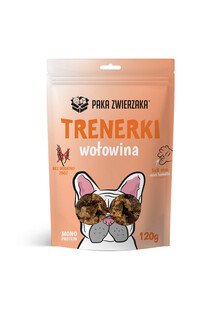 Trenerki z wołowiną dla psa 120 g