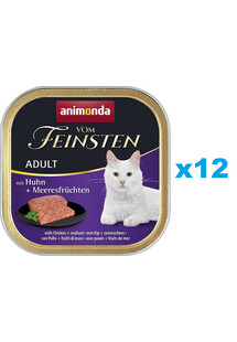 ANIMONDA Vom Feinsten Adult kurczak z owocami morza 12x100 g