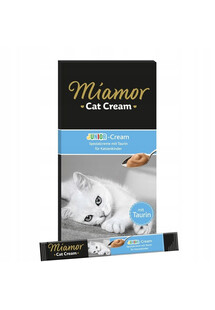 MIAMOR Cat JuniorCream 6x15ml Pasta mleczna z tauryną dla kociąt