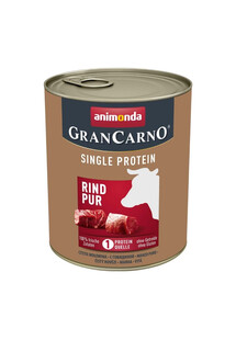 GranCarno Single Protein Adult Beef pure 800 g wołowina dla dorosłych psów