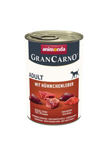 GranCarno Adult with Chicken liver 400 g z wątróbką kurczaka dla dorosłych psów