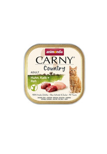 Carny Country Adult Chicken&Veal&Vension 100 g kurczak, cielęcina i wieprzowina dla dorosłych kotów