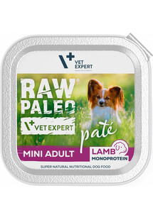 RAW PALEO Pate Adult Mini Lamb 150 g pasztet dla psów ras małych jagnięcia