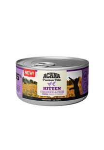 ACANA Premium Pate Kitten Chicken & Fish puszki 24 x 85 g - pasztet z kurczakiem i rybą dla kociąt