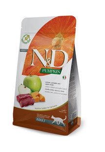 N&D Pumpkin Adult Cat Venison&Apple 300 g