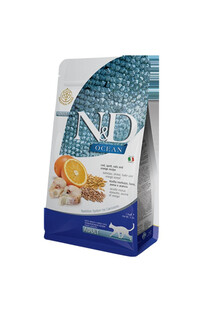 FARMINA N&D Ocean Cat Adult Cod, Spelt, Oats & Orange 10 kg