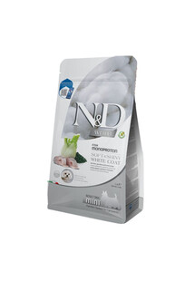 FARMINA N&D White Dog Adult Mini Sea Bass, Spirulina & Fennel 2 kg