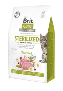 BRIT CARE Grain-Free Sterilized Immunity 0.4 kg hypoalergiczna karma dla dorosłych sterylizowanych kotów