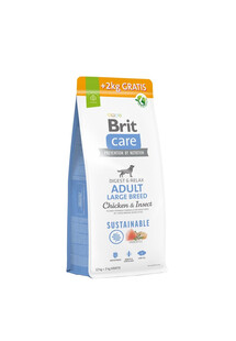 Care Dog Sustainable Adult Large Breed Chicken & Insect karma dla dorosłych psów dużych ras z kurczakiem i insektami 12kg 12+2 kg GRATIS