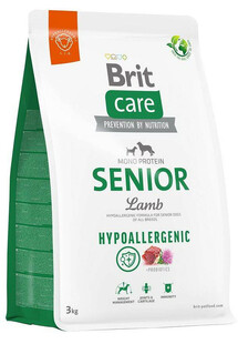 BRIT CARE Hypoallergenic Senior Lamb 3kg dla starszych  psów z jagnięciną