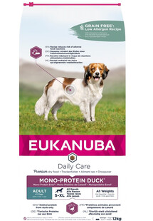 EUKANUBA Daily Care S-XL Adult Kaczka 12 kg - sucha karma dla dorosłych psów