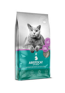 ARISTOCAT Optimum żwirek bentonitowy o zapachu Lewendy 25 l  dla kota