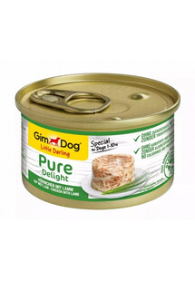 GIMDOG Pure Delight Chicken&Lamb kurczak i jagnięcina dla psów małych ras 85 g