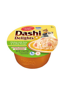 Cat Dashi Delights Kurczak, tuńczyk i przegrzebki 70 g