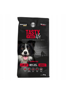 TASTY LIFE Premium z wołowiną dla psów średnich i dużych ras 15 kg