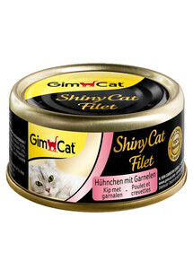 Shiny Cat Filet Chicken&Shrimp 70g kurczak i krewetki w bulionie