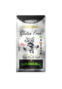 EUPHORIA Gluten Free z jagnięciną dla szczeniąt mini i małych rasy 12 kg