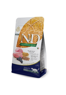 FARMINA N&D Low Grain Cat Adult Lamb & Blueberry 10 kg