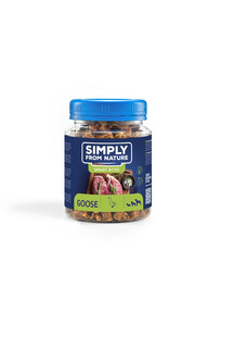 SIMPLY FROM NATURE Smart Bites Trenerki dla psów z gęsi, 130 g