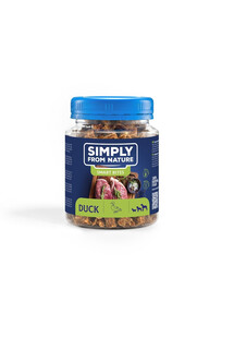 SIMPLY FROM NATURE Smart Bites - Trenerki dla psów z kaczki, 130 g