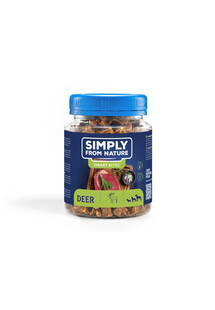 SIMPLY FROM NATURE Smart Bites Trenerki dla psów z jelenia, 130 g